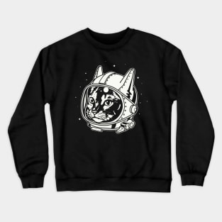 Astronaut Cat Crewneck Sweatshirt